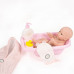Bañerita de plástico con accesorios Charlotte de la Nina